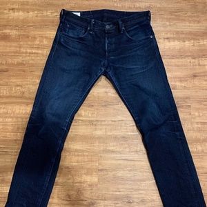 Tanuki DOUBLE INDIGO 15OZ SELVEDGE DENIM- US 32